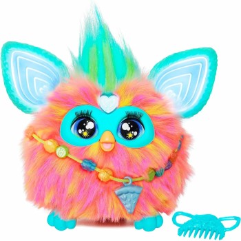 Интерактивная плюшевая игрушка Hasbro Furby коралловый с управлением голосом