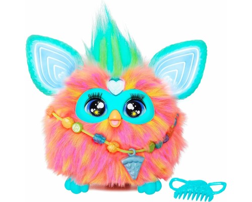 Интерактивная плюшевая игрушка Hasbro Furby коралловый с управлением голосом
