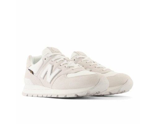 Кроссовки New Balance 574, размер 7 US, бежевый, белый
