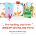 Обучающие настольные игры 4в1 Osmo "Little Genius Starter Kit" для iPhone и iPad, английский алфавит, рисование, переодевание, решение проблем