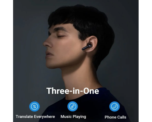 Timekettle M3 Offline Black ANC: полностью беспроводные наушники с переводчиком ( 3 в 1)