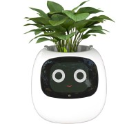 Робот ассистент питомец PLANTSIO Ivy AI цветочный горшок с автополивом, белый