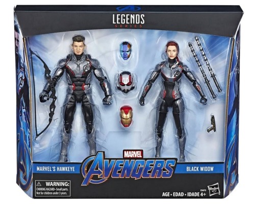 Фигурки Hawkeye & Black Widow Marvel Legends Avengers: Endgame