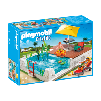Конструктор Playmobil Бассейн для виллы арт.5575, 39 дет.