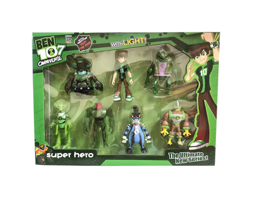 Набор фигурок Бен И 6 пришельцев Бен Тен (BEN 10)