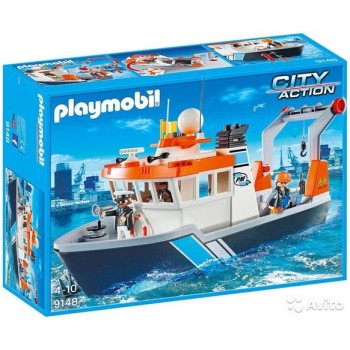 Конструктор Playmobil Корабль береговой охраны, арт.9148, 56 дет.