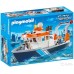 Конструктор Playmobil Корабль береговой охраны, арт.9148, 56 дет.