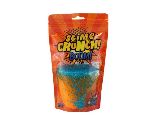 Слайм CRUNCH SLIME BOOM! с ароматом апельсина, 200 гр.