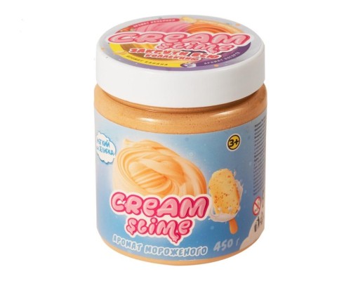 Слайм CREAM SLIME Аромат мороженого, 450 гр