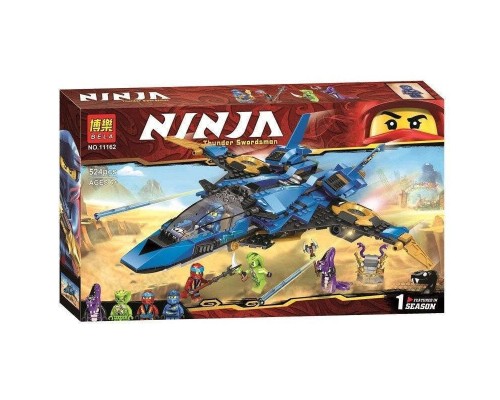 Конструктор NINJA Штормовой истребитель Джея Арт.11162, 524 детали