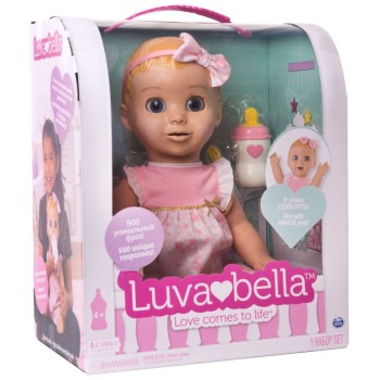 Умная кукла LUVABELLA SPIN MASTER светлые волосы