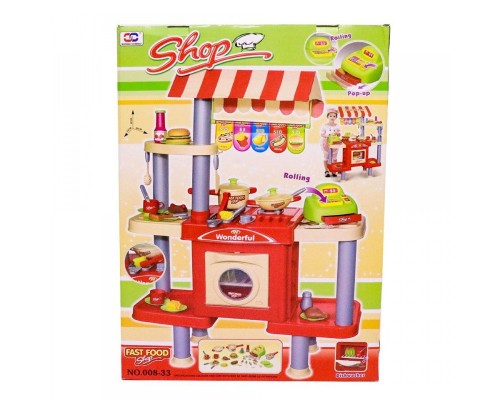 Игровой набор FAST FOOD SHOP Фаст-фуд Арт. 008-33