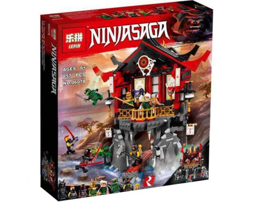 Конструктор LEPIN NINJASAGA Храм Воскресения, Арт. 06078, 857 деталей