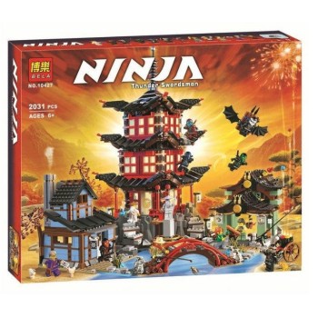 Конструктор BELA NINJA Храм Аэроджитцу Арт. 10427, 2031 деталей