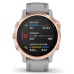 Часы Garmin Fenix 6S Sapphire (розовое золото с серым ремешком)