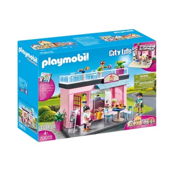 Конструктор Playmobil Городская улица Кафе, арт.70015, 108 дет.