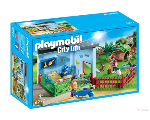 Конструктор Playmobil Приют для грызунов арт. 9277, 32 дет.
