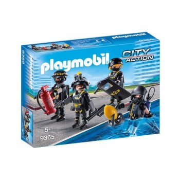 Конструктор Playmobil Отряд спецназа арт. 9365, 38 дет.