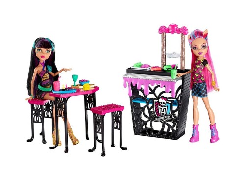 Кукла Mattel Monster High Creepteria with Cleo de Nile and Howleen Wolf