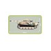 Танк PzKpfw Vi Tiger с тремя фигурками людей COBI 2480