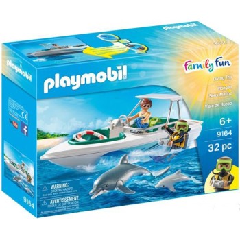 Конструктор Playmobil Дайвинг с дельфинами арт. 9164, 32 дет.