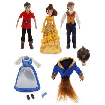 Набор мини кукол "Красавица и чудовище" - Beauty and the Beast, Disney