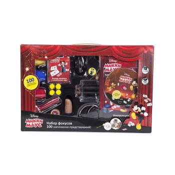 Набор для демонстрации фокусов Микки Маус Disney 100 фокусов