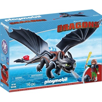 Конструктор Playmobil Ночная Фурия Драконы, арт.9246, 16 дет.