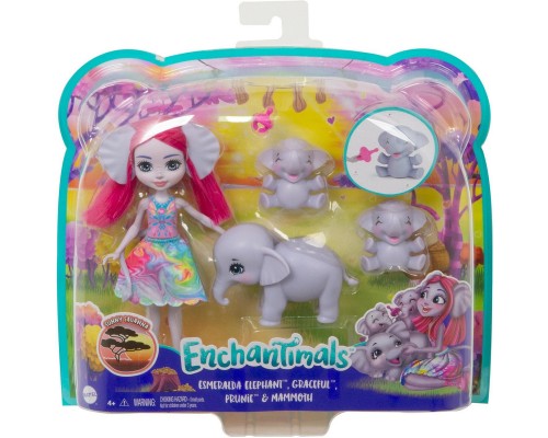 Набор Enchantimals Royals Семья слонов