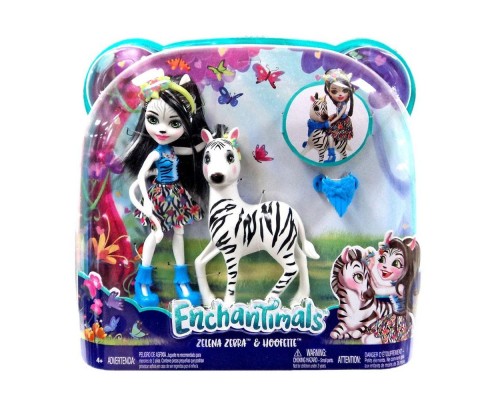 Кукла Enchantimals Зебра