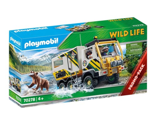 Конструктор Playmobil Грузовой внедорожник Экспедиция, арт.70278, 48 дет.