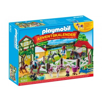 Конструктор Playmobil Адвент календарь Конная ферма арт.9262, 125 дет.
