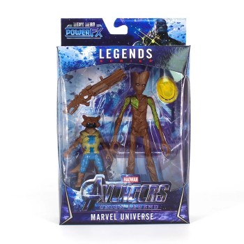 Фигурка Marvel Universe Avengers Union Legend: Groot & Rocket Raccoon