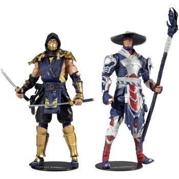 Фигурки McFarlane Toys Mortal Kombat Scorpion and Raiden 2-Pack