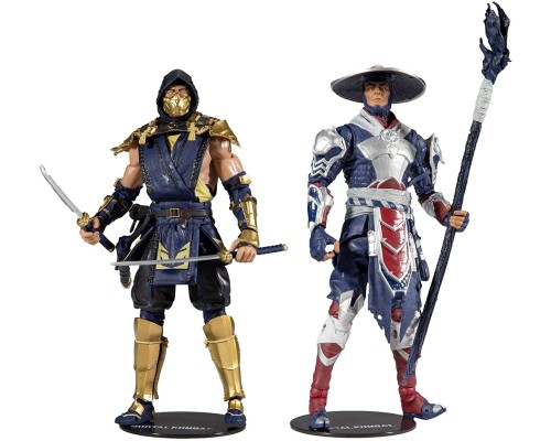 Фигурки McFarlane Toys Mortal Kombat Scorpion and Raiden 2-Pack