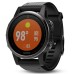 Часы FENIX 5S SAPPHIRE черные с черным ремешком