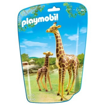 Конструктор Playmobil Дикие животные: жираф с детенышем, арт.6640, 2 дет.