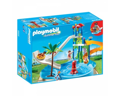 Конструктор Playmobil Аквапарк с горками арт.6669, 143 дет.