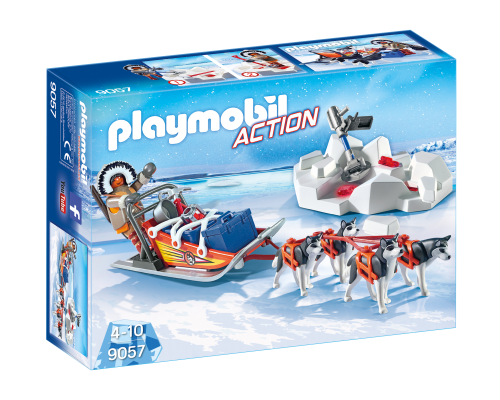 Конструктор Playmobil Собачья упряжка Арктика арт.9057, 46 дет.