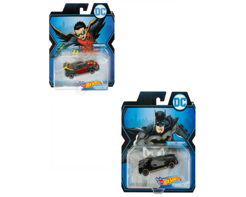Набор Hot Wheels 2 машины DC Robin и Batman