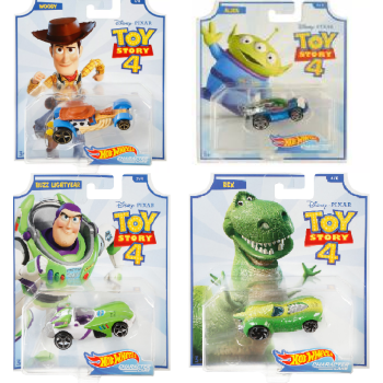 Набор Hot Wheels 4 машины Toy Story