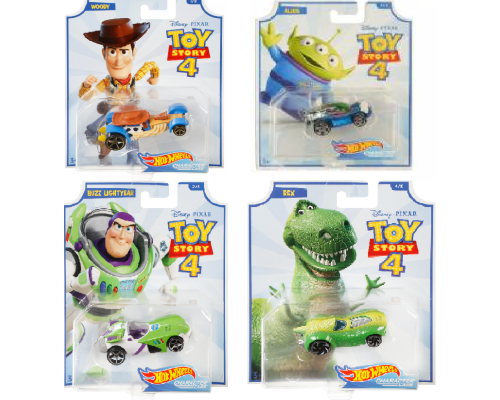 Набор Hot Wheels 4 машины Toy Story