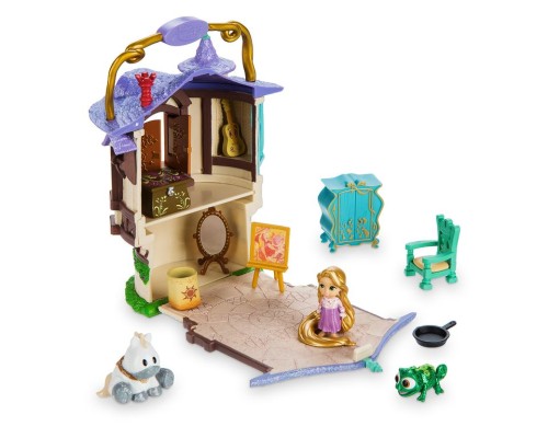 Набор Disney Animators Collection Littles Rapunzel Micro Doll Play Set 