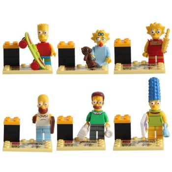 Минифигурки JLB Simpsons 6 шт