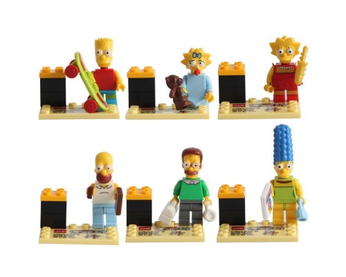Минифигурки JLB Simpsons 6 шт