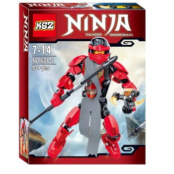 Конструктор KSZ Ninja Thunder Swordsman арт.608-2 «Кай Смит» 93 дет.