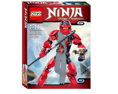 Конструктор KSZ Ninja Thunder Swordsman арт.608-2 «Кай Смит» 93 дет.