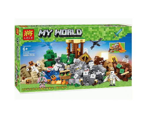 Конструктор Lele My World арт.33232 «Большой набор деталей» 1000 дет.