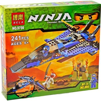 Конструктор Bela Ninja арт.9756 «Штурмовой истребитель Джея» 241 дет.