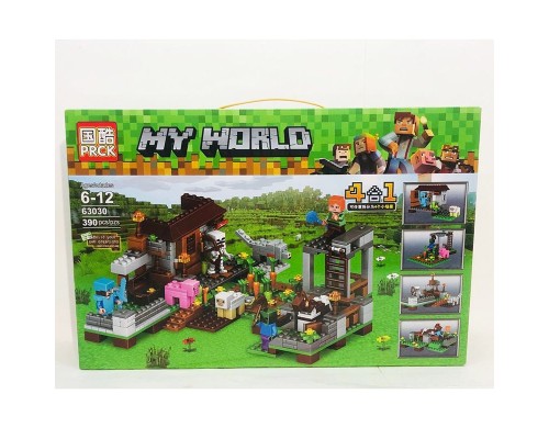 Конструктор PRCK My World арт. 63030 «Уютная хижина» 390 дет.
